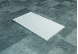 Sprchová vanička z konglomerátu SanSwiss Livada W20AS pravoúhlý 110x80 cm - bílý