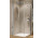 Křídlové dveře Huppe Solva částečně v rámu 4-úhel 80x200 cm, připevnění levé, montáž na vaničku - sklo čiré Anti-Plaque, stříbrný lesklý profil