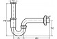 Sifon rurowy pro bidet Viega - chrom