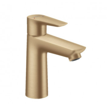 Umyvadlová baterie Hansgrohe Talis Select E, výška 162mm bez výpusti, černá matnáný