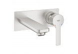 Vaňová baterie Grohe Lineare 4otvorová - brushed hard graphite