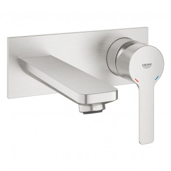 Vaňová baterie Grohe Lineare 4otvorová - brushed hard graphite