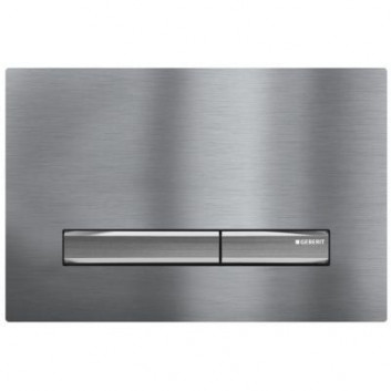 Tlačítko Geberit Sigma 10 přední spouštěcí pro splachovací nádržky UP320 - chrom/chrom matná/chrom