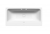 Ocelová vana Kaldewei Avantgarde Asymmetric Duo 742 obdélníková, 180x90 cm, s otvory na madlo, na całej powierzchni antypoślizgowa - bílá