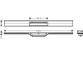 Vnější komponent Hansgrohe RainDrain Flex odpływu liniowego 1200 s možností przycięcia, montáž přistěnný - bronz kartáčovaný