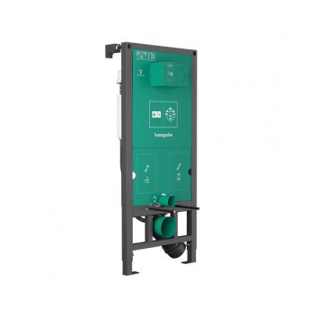 Splachovací tlačítko Hansgrohe iFrame Prvek E - bronz kartáčovaný