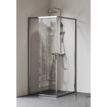 Stěna stálá BLPS-90 Ravak Blix, satén + transparent