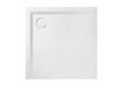 Čtvercová sprchová vanička Sanplast B-M/SPACE 100x100x1,5 biew, odlew minerální - bílý