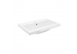 Umyvadlo nábytkové Defra Go 60, obdélníková 61x41 cm, s otvorem na baterie, z přepadem - bílá