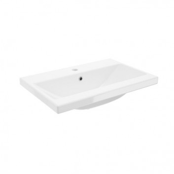 Skříňka pod umyvadlo Defra Faro D60 z dwiema szufladami, šířka 60 cm - lakier bílý lesklá 