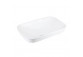 Umyvadlo na postavení na desku Corsan Intero obdélníková 53x33,5x17 cm s uzávěrem klik-klak bílým