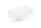 Umyvadlo na postavení na desku Corsan Olvena oválný 60x40x15 cm s uzávěrem klik-klak bílým