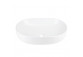 Umyvadlo na postavení na desku Corsan Olvena oválný 60x40x15 cm s uzávěrem klik-klak bílým