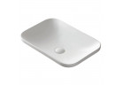 Zápustné umyvadlo Corsan Intero obdélníková 60x37x14,5 cm s uzávěrem klik-klak bílým