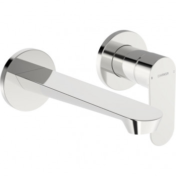 Umyvadlová baterie HansaGenesis s bočním držadlem směšovača, stojící, páková - chrom