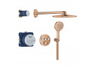 Podomítkový sprchový set Grohe Grohtherm SmartControl s hlavovou sprchou Rainshower SmartActive 310 - warm sunset