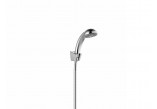 Sprchový set Ravak 902.00 zawierający hadice, płaską sluchátko i wspornik - chrom