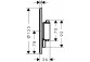Baterie termostatická Hansgrohe Ecostat Comfort S, do 2 přijímačů, podomítková - chrom