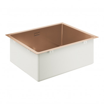 Dřez Grohe K700U 550 x 450 mm z ušlechtilé oceli - brushed cool sunrise