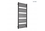 Radiátor dekorační Oltens Stang 180x20,5 cm - černá matnáný
