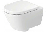 Mísa WC závěsná Duravit D-Code, 54x35,5 cm HygieneGlaze, s poličkou - bílá