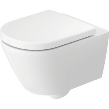 Mísa WC závěsná Duravit D-Code, 54x35,5 cm HygieneGlaze, s poličkou - bílá