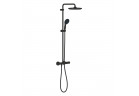 Sprchový set Grohe Vitalio Start System 250 s termostatem k montáži na stěnu - matte black