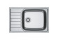 Dřez Franke Eurostar ETL 611-58 pro zástavbu, jednokomorowy,ušlechtilá ocel len