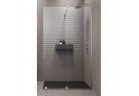 Dveře posuvné walk-in Radaway Furo, pravé, se stěnou, 160x200cm, sklo čiré, profil nikl