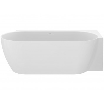 Vana volně stojící do stěny Ravak Freedom Wall II Tec, akrylová,170x87 cm - bílá, kryt odpływu bílá