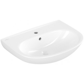 Umyvadlo Villeroy & Boch O.Novo závěsná malá 45x35 cm, s povrchem CeramicPlus - bílá