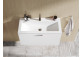Umyvadlo nábytkové Ravak Clear, 80 cm s otvory - bílá
