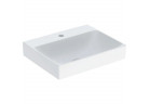 Umyvadlo malá Geberit One 50x41 cm, s otvorem na baterie, bez přepadu, povlak KeraTect - bílá