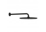 Horní sprcha Grohe Rainshower Cosmopolitan 310, rameno nástěnné 380mm, brushed hard graphite
