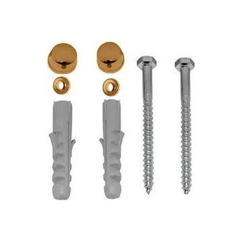 Souprava mocujący do muszli i bidetów stojących Kerasan Waldorf, bronz