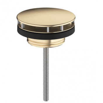 Niezamykany sada odtokový pro umyvadla Hansgrohe, černá kartáčovaný chrom