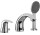Vaňová baterie Paffoni Duemila, 3otvorová - chrom