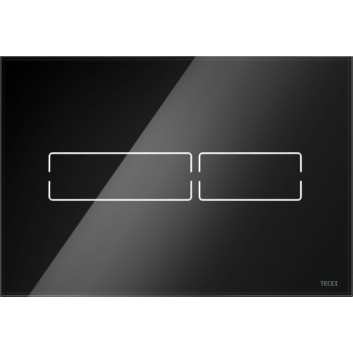 Tece Lux Mini splachovací tlačítko sklo bílé - sanitbuy.pl