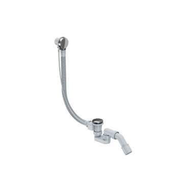 Sifon vanová z přepadem, EXCELLENT Moli - chrom 