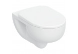 Závěsné wc Geberit Selnova Premium Rimfree 53x36cm se sedátkem klozetovým zwykłą - bílá