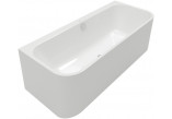 Vana přístěnná k montáži rohové z levé strány stronie SQUARE, 1800 x 800 mm, Villeroy & Boch, Loop & Friends - Weiss Alpin