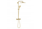 Sprchový systém Grohe Rainshower SmartActive 310 s termostatem k montáži na stěnu - brushed cool sunrise