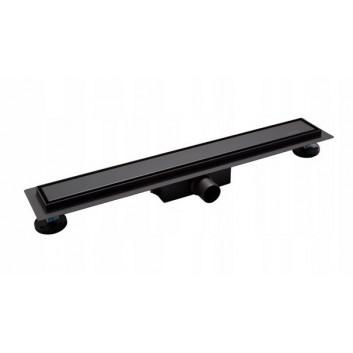 Lineární odtok podlahový Balneo Duplex Next Gold 90 cm, dwustronny, nerez szczotkowanej, z niskim syfonem i głębokim osadnikiem - zlatá 