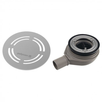 Sprchová vanička kompozytowy čtvrtkruhový Polysan Flexia 120x80 cm, pravý, R550, s možností odříznoutí - bílý