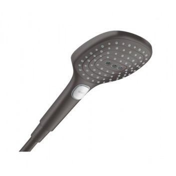 Propojení vody Hansgrohe FixFit Q, s rukojetí sprchovým - černá kartáčovaný chrom