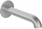 Výtokové rameno vanová Deante Silia stěnová, délka 22,6 cm - broušená ocel