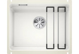 Dřez Blanco Etagon 700 silgranitowy 73x46 cm z prowadnicami - tartufo