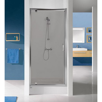 Křídlové dveře pravé DJ/TX5b Sanplast TX 90x190 cm profil chrom, szyba vzor W0