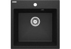 Dřez granitowy Deante Evora, 50x50cm, 1-komorowy - grafit 