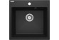 Dřez granitowy Deante Momi, 50x45cm, 1-komorowy - antracit metalik